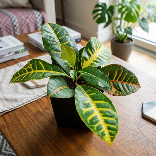 Croton Plant (Gold Line)